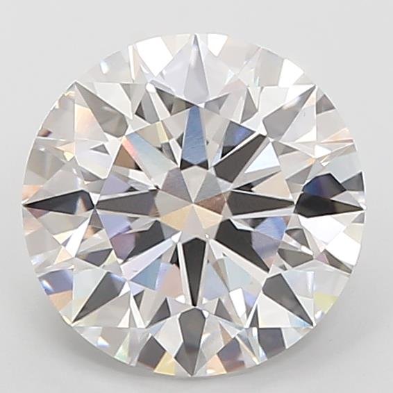 6.01ct F VVS2 Rare Carat Ideal Cut Round Lab Grown Diamond