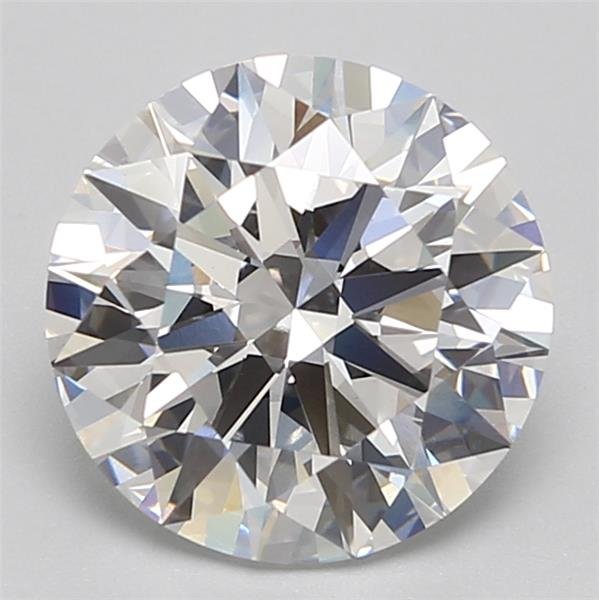 4.14ct D VVS2 Rare Carat Ideal Cut Round Lab Grown Diamond