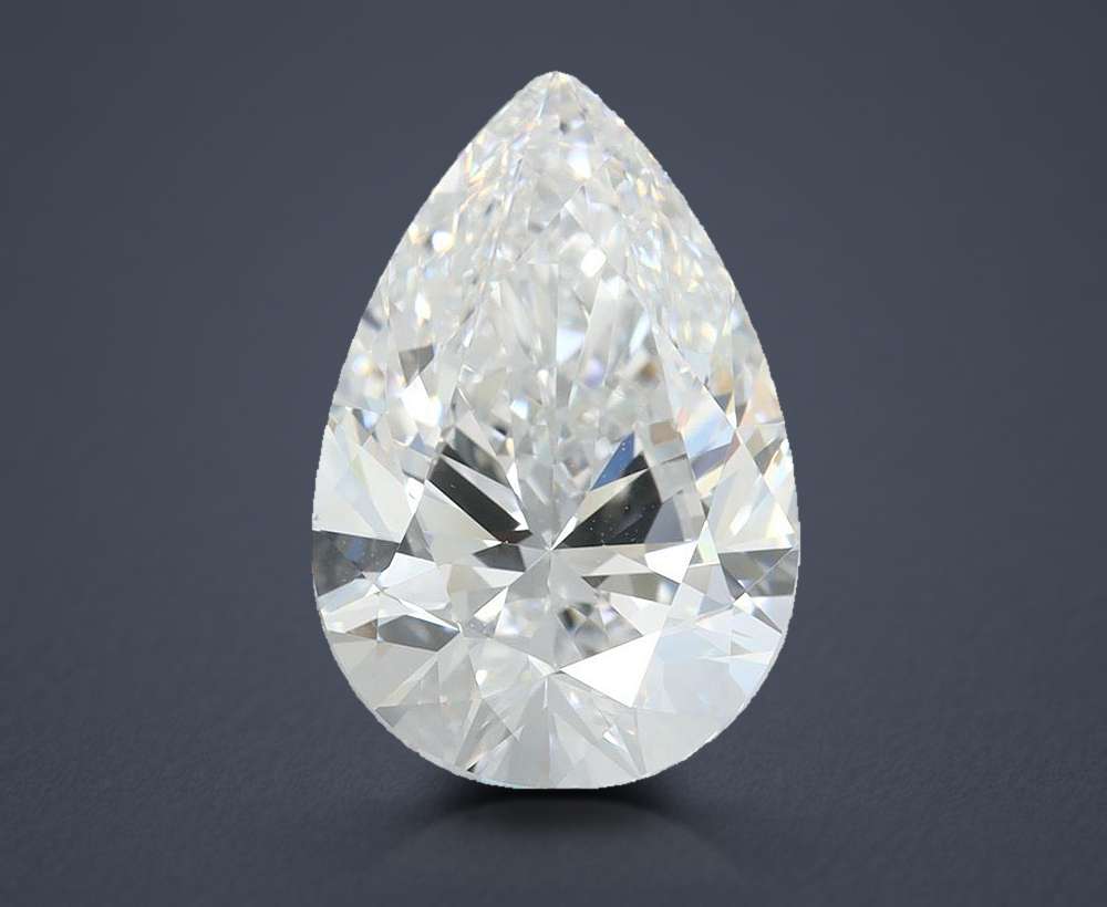 4.00 Carat Pear Lab Diamond