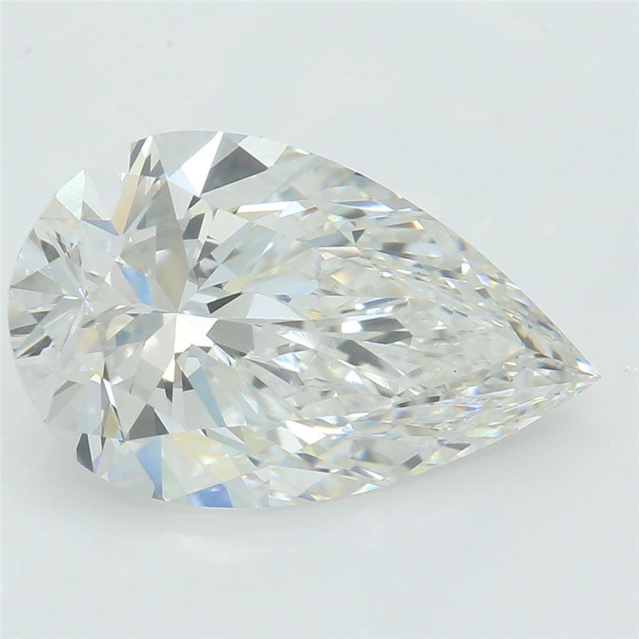 2.44ct F VS1 Rare Carat Ideal Cut Pear Lab Grown Diamond