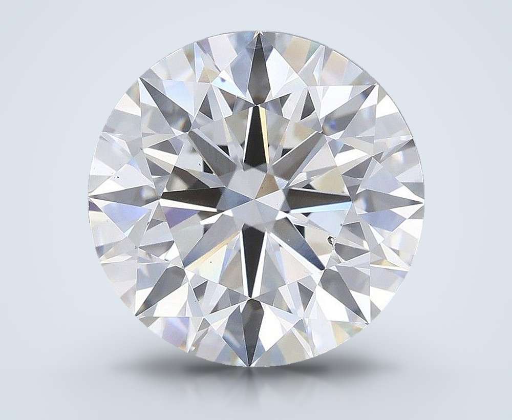 6.82 Carat Round Lab Diamond