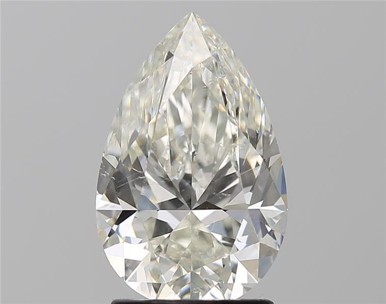 2.08ct J SI2 Rare Carat Ideal Cut Pear Diamond