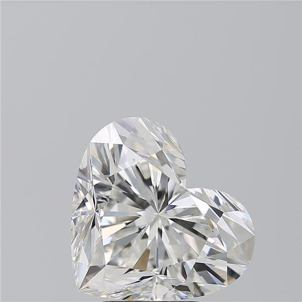 5.02ct G VS2 Rare Carat Ideal Cut Heart Diamond