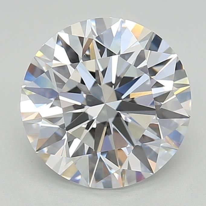 2.74ct D VS1 Rare Carat Ideal Cut Round Lab Grown Diamond