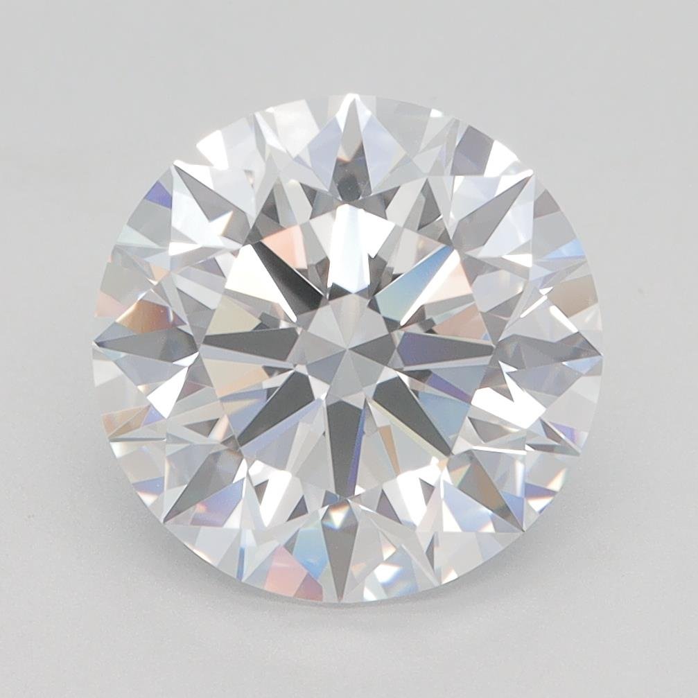 3.49ct E IF Rare Carat Ideal Cut Round Lab Grown Diamond