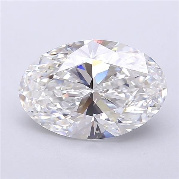 3.82ct D VVS2 Rare Carat Ideal Cut Oval Lab Grown Diamond