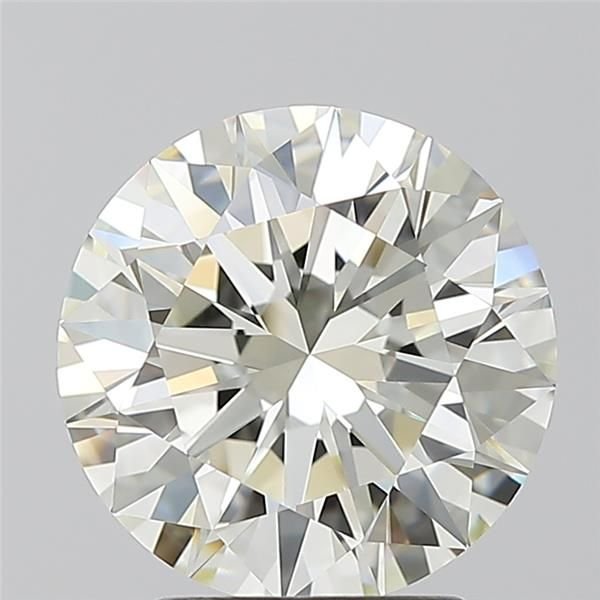 2.60ct J IF Rare Carat Ideal Cut Round Diamond