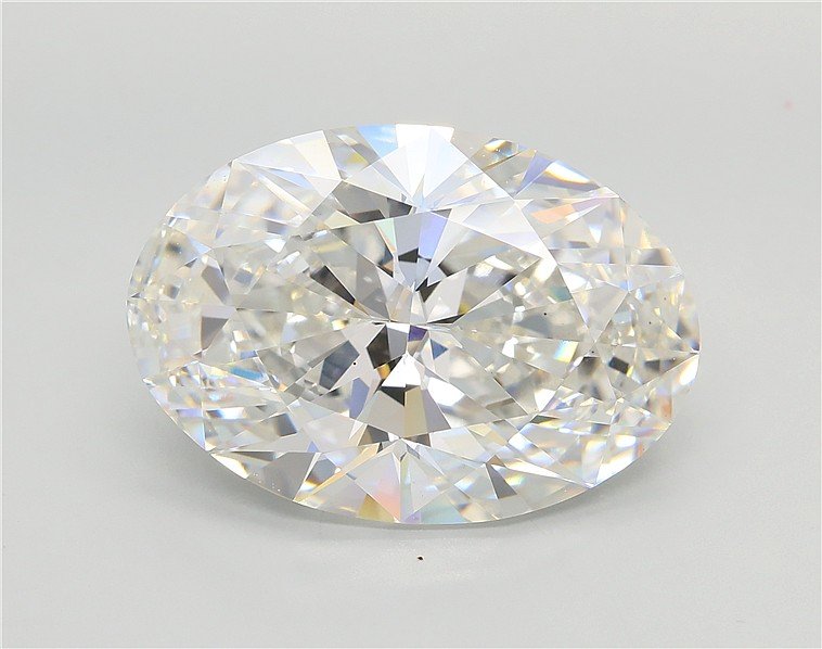 10.50ct F VS1 Rare Carat Ideal Cut Oval Lab Grown Diamond