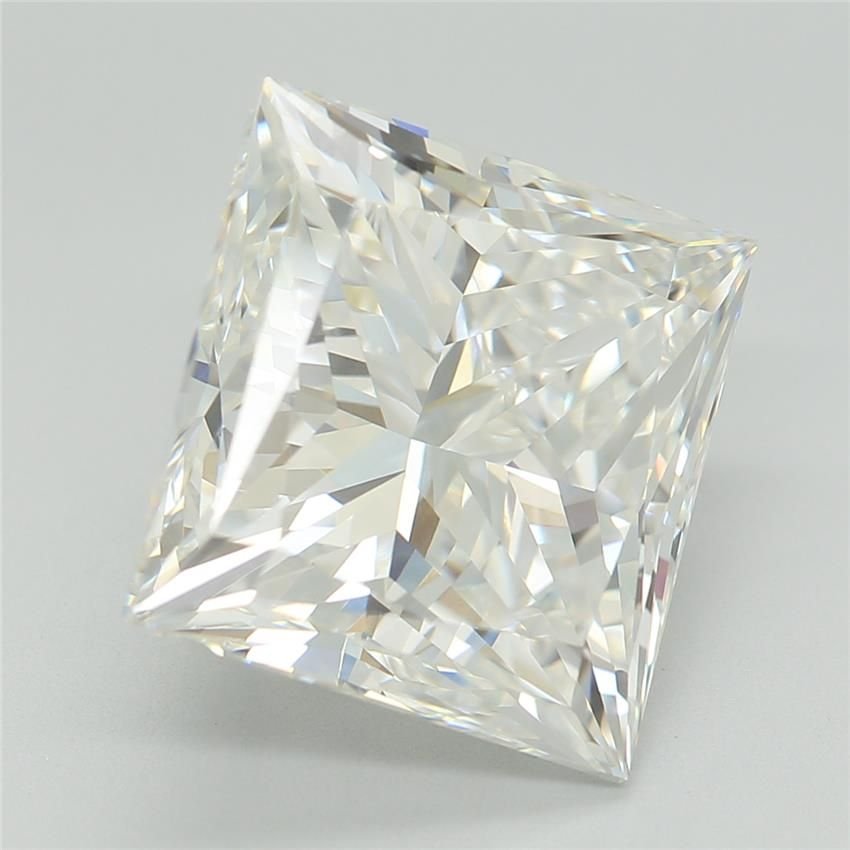 5.08ct E VVS2 Rare Carat Ideal Cut Princess Lab Grown Diamond