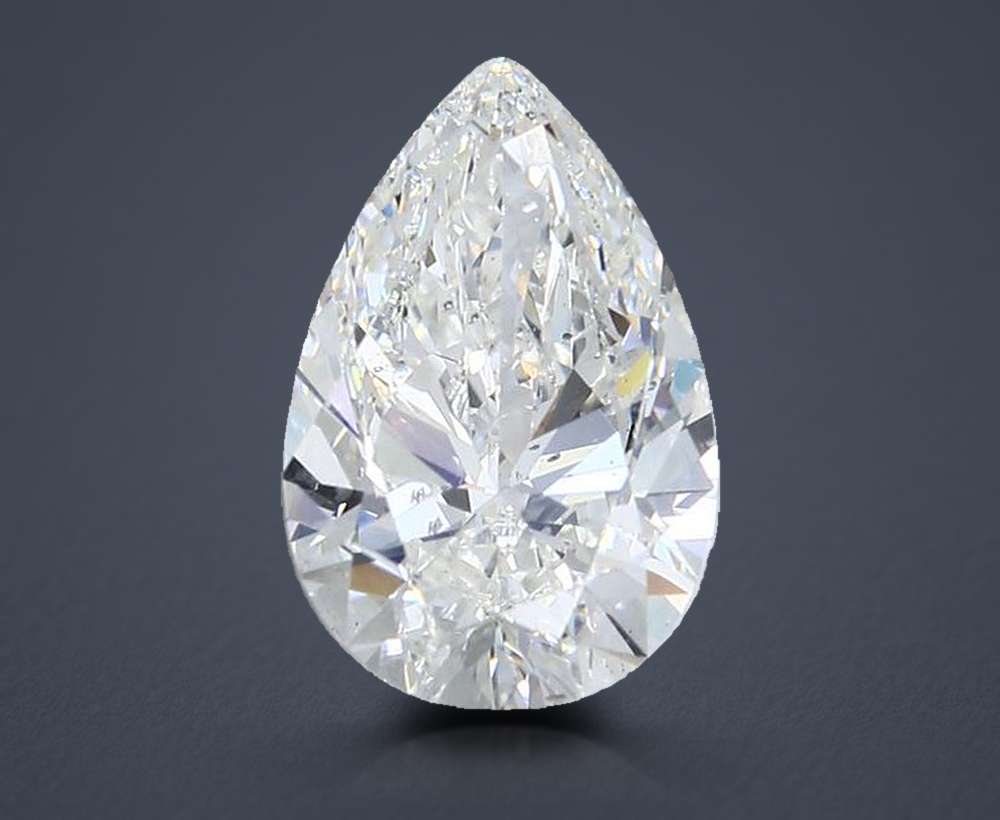 3.01 Carat Pear Natural Diamond