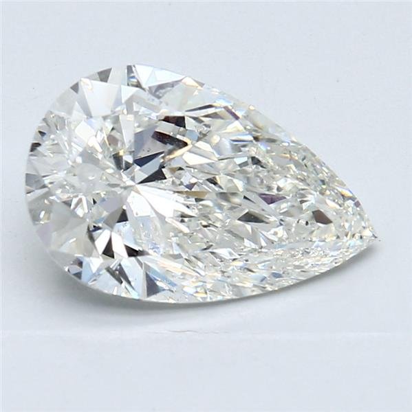 2.50ct H SI2 Rare Carat Ideal Cut Pear Diamond