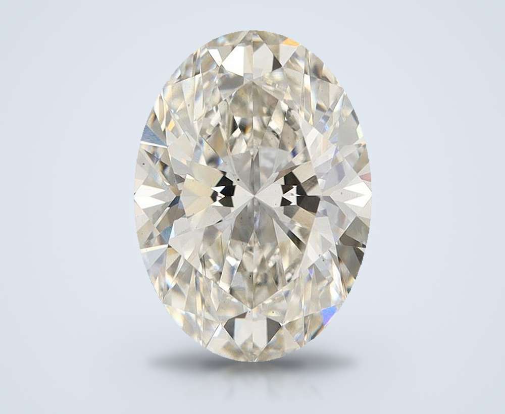 4.06 Carat Oval Lab Diamond
