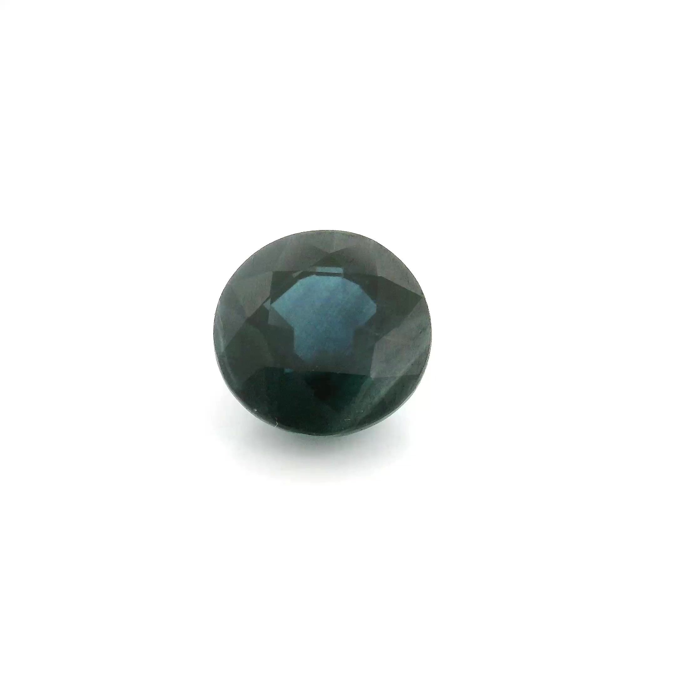 2.91 Carat Deep Blue Round Sapphire