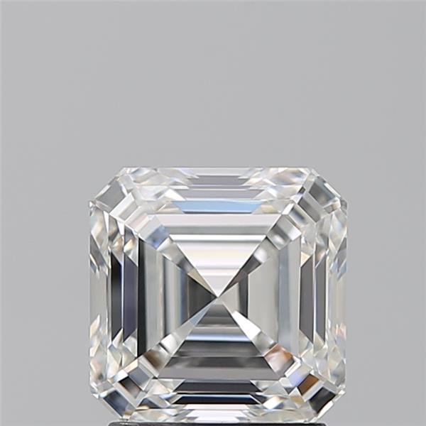 2.01ct H VVS2 Rare Carat Ideal Cut Asscher Diamond