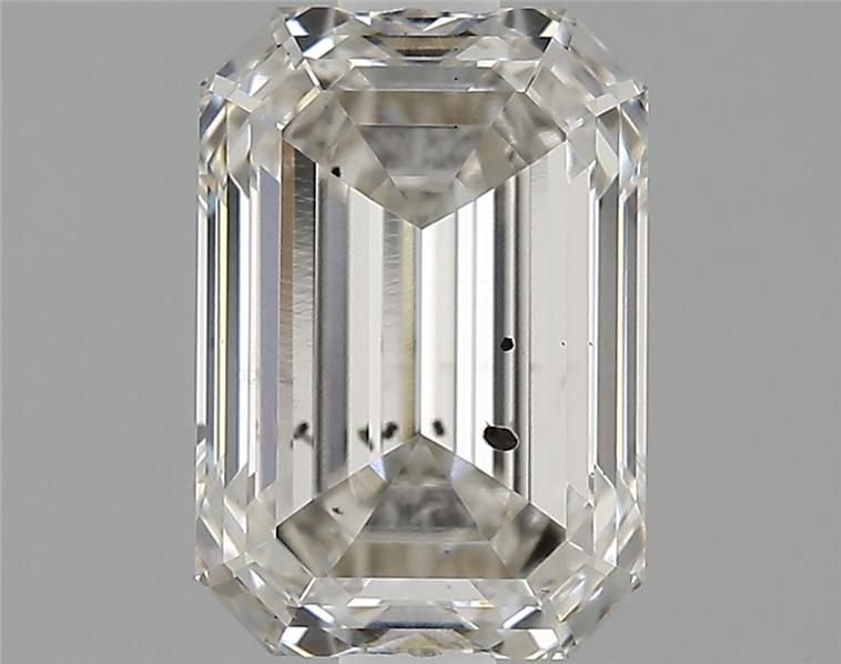 1.48ct H SI1 Rare Carat Ideal Cut Emerald Lab Grown Diamond