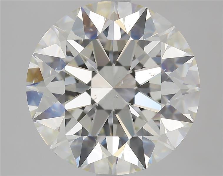 5.32ct J SI1 Rare Carat Ideal Cut Round Diamond