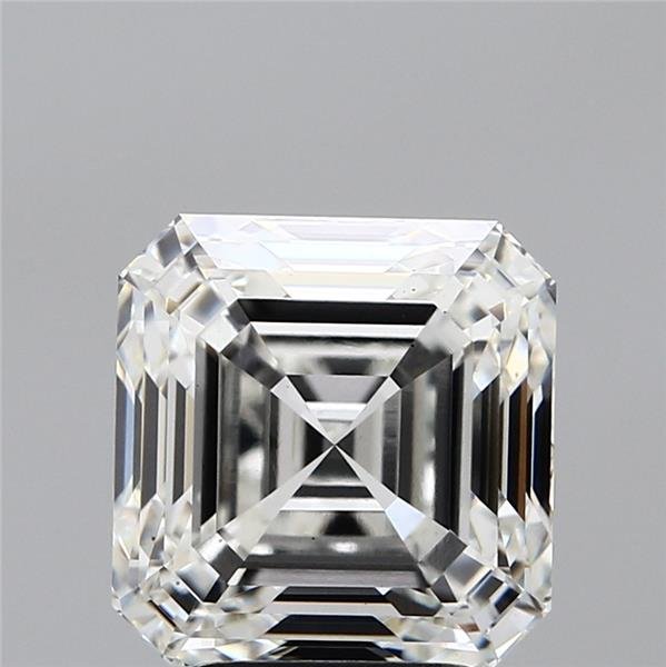 4.17ct G VS2 Very Good Cut Asscher Lab Grown Diamond