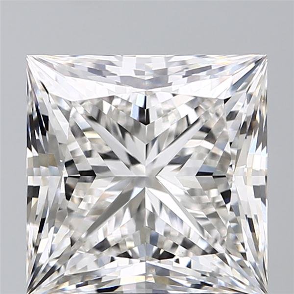 6.28ct G VS1 Rare Carat Ideal Cut Princess Lab Grown Diamond