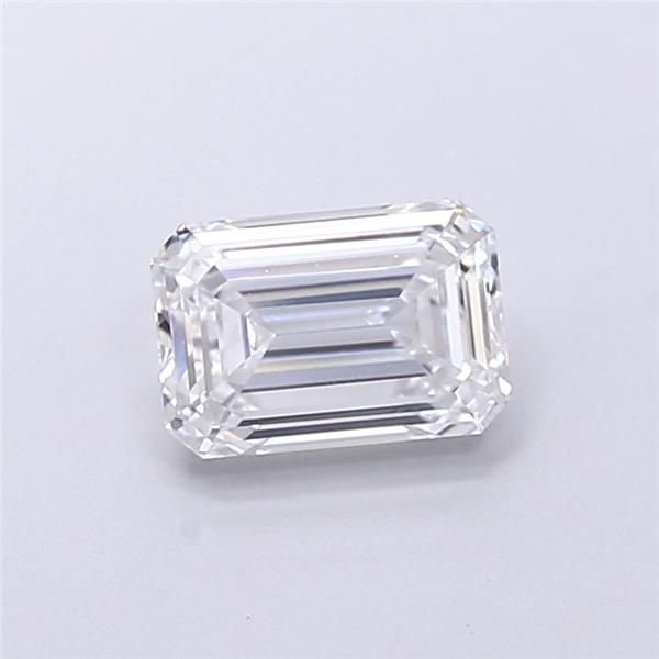 1.05ct D VVS2 Rare Carat Ideal Cut Emerald Lab Grown Diamond