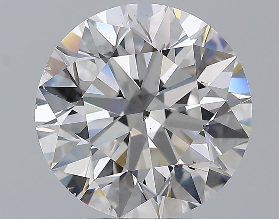 3.21ct E SI1 Excellent Cut Round Diamond