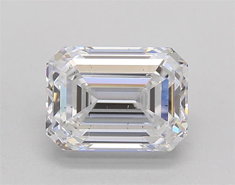 1.53ct D VS2 Rare Carat Ideal Cut Emerald Lab Grown Diamond