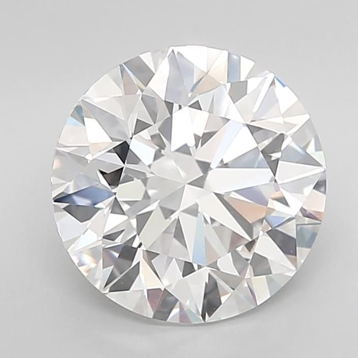 5.22ct E VVS2 Rare Carat Ideal Cut Round Lab Grown Diamond