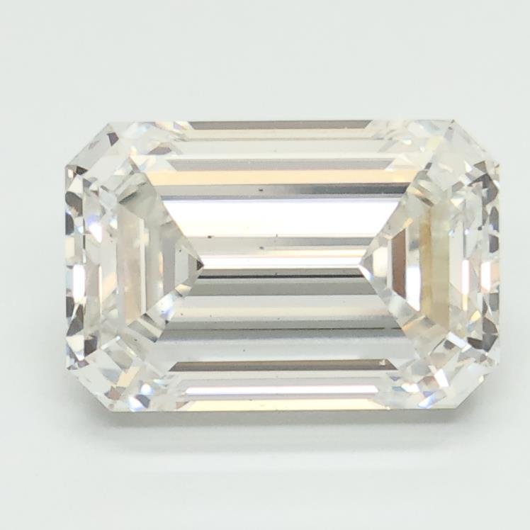 3.06ct F VS2 Excellent Cut Emerald Lab Grown Diamond