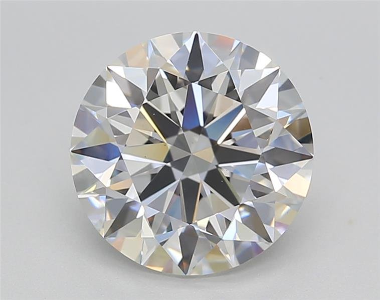 2.76ct F VS1 Rare Carat Ideal Cut Round Lab Grown Diamond