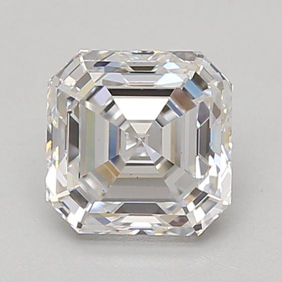 1.57ct D VS1 Rare Carat Ideal Cut Asscher Lab Grown Diamond