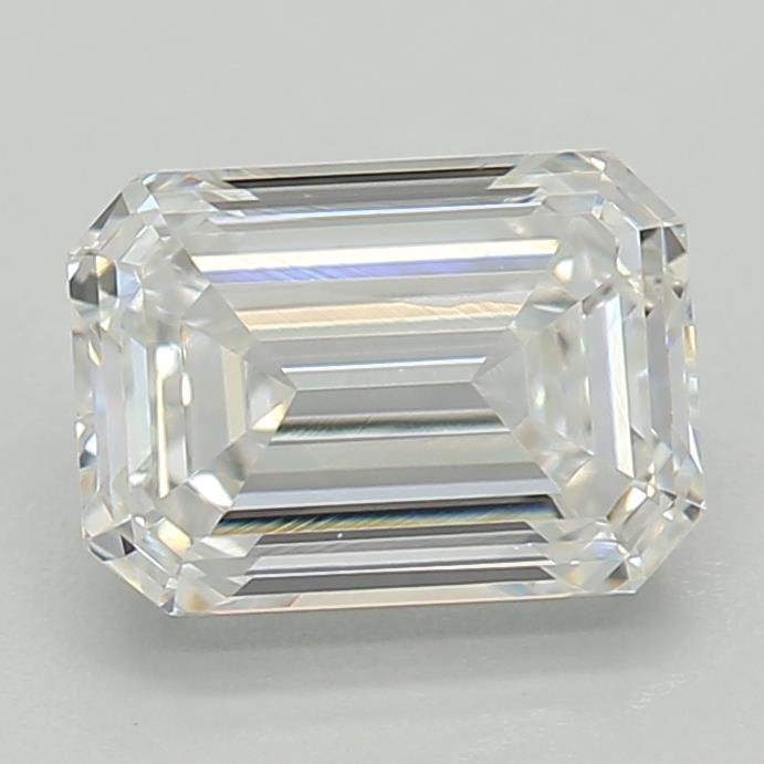 0.77ct D VVS2 Rare Carat Ideal Cut Emerald Lab Grown Diamond
