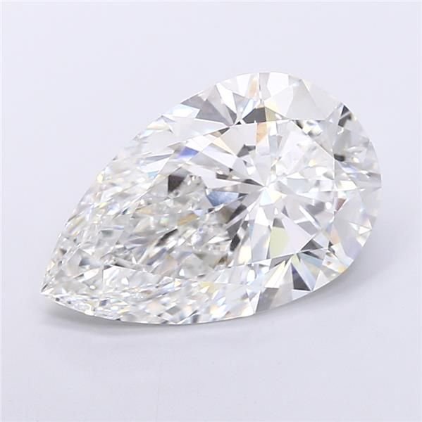 12.07ct F VVS2 Rare Carat Ideal Cut Pear Lab Grown Diamond