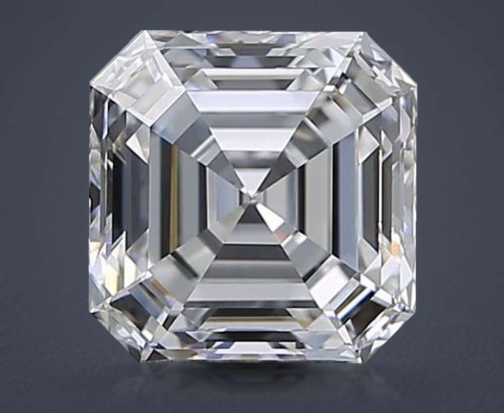 3.08 Carat Asscher Natural Diamond