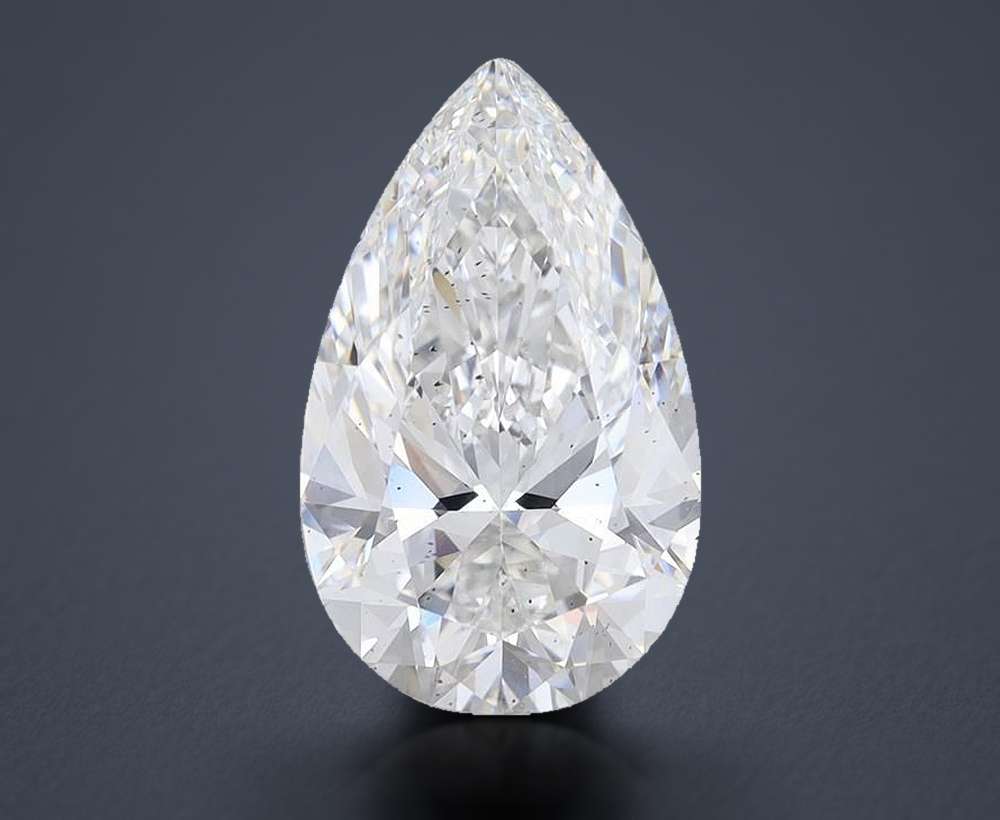 4.56 Carat Pear Lab Diamond