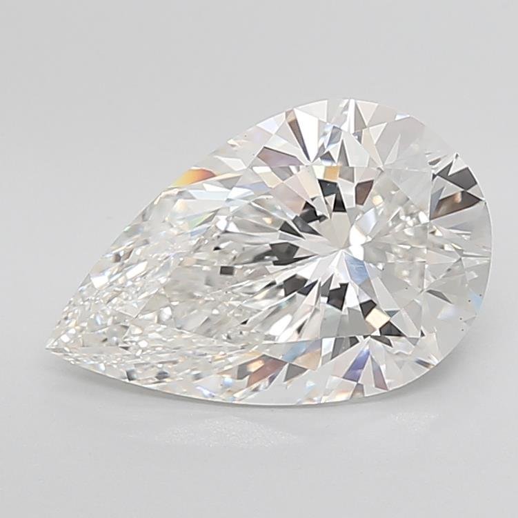 5.09ct G VS1 Rare Carat Ideal Cut Pear Lab Grown Diamond