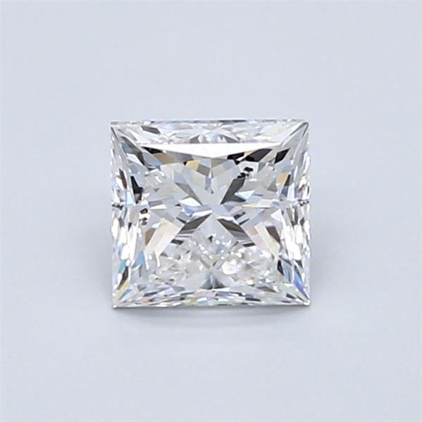 0.83ct D SI1 Rare Carat Ideal Cut Princess Diamond