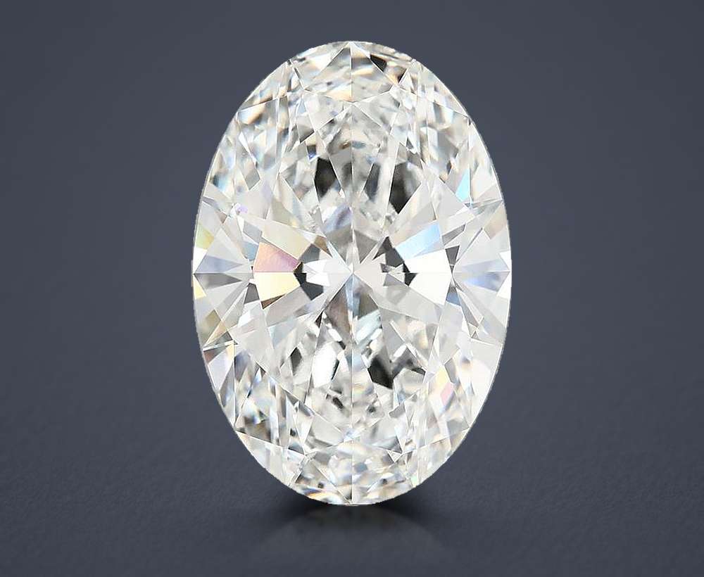 9.81 Carat Oval Lab Diamond