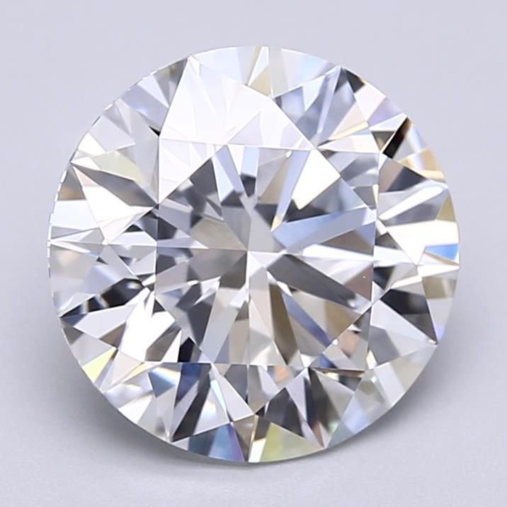 4.03ct F VVS2 Rare Carat Ideal Cut Round Lab Grown Diamond