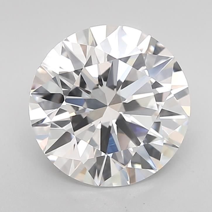 2.88ct D VVS2 Excellent Cut Round Lab Grown Diamond