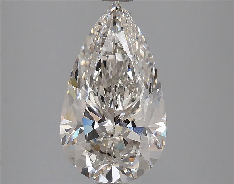 3.07ct G SI1 Rare Carat Ideal Cut Pear Lab Grown Diamond