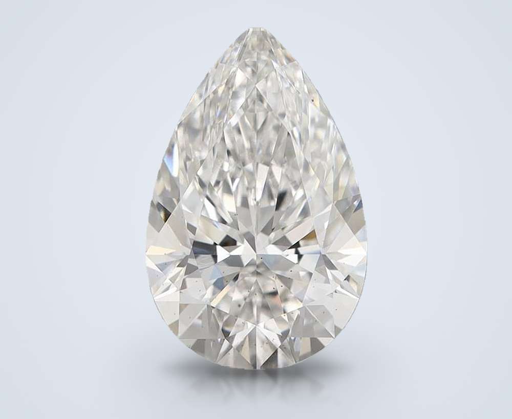 4.09 Carat Pear Lab Diamond