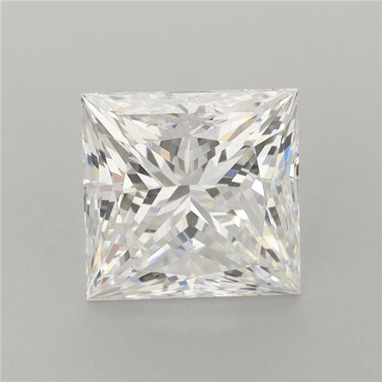 3.03ct G VVS2 Rare Carat Ideal Cut Princess Lab Grown Diamond