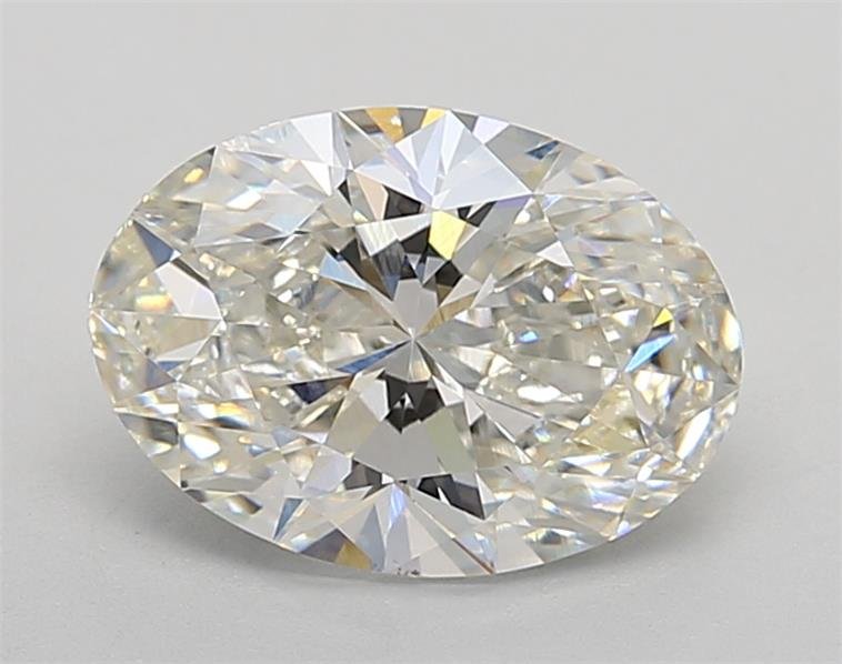3.09ct G VVS2 Rare Carat Ideal Cut Oval Lab Grown Diamond