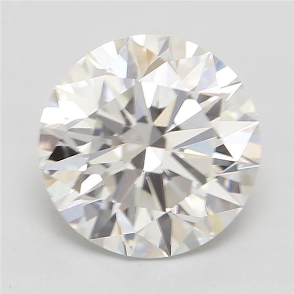 3.69ct G VVS2 Excellent Cut Round Lab Grown Diamond