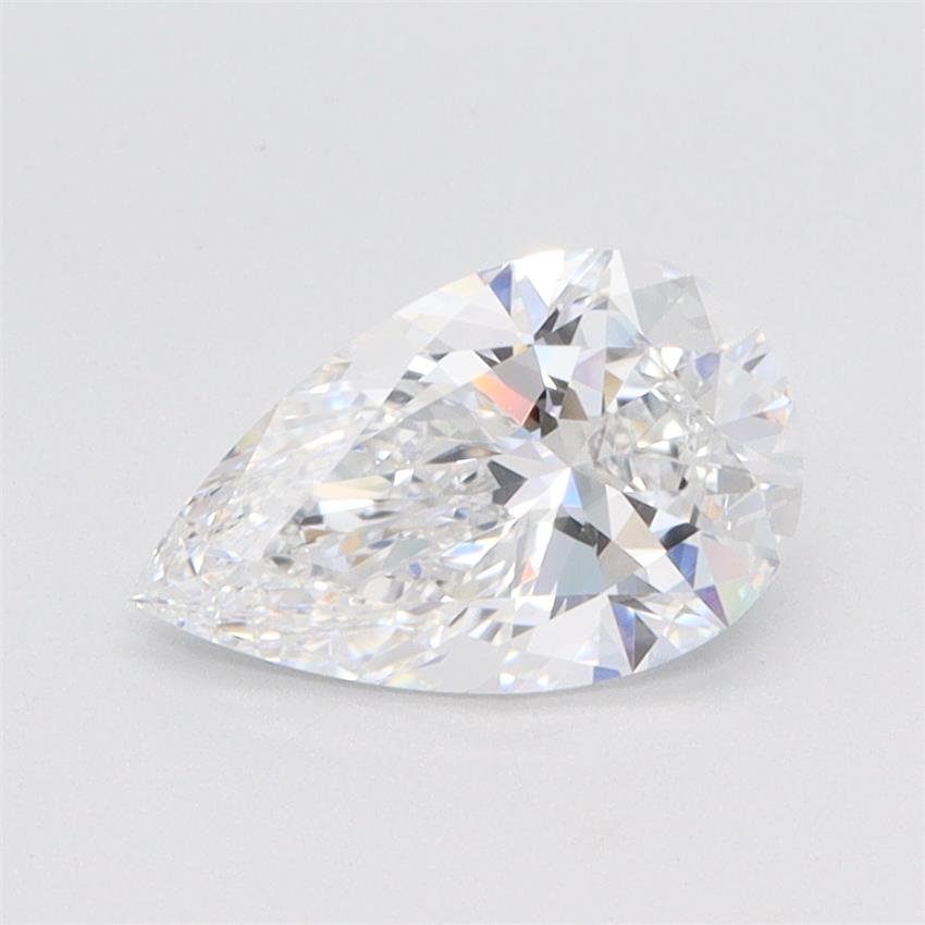 1.10ct D VVS2 Rare Carat Ideal Cut Pear Lab Grown Diamond