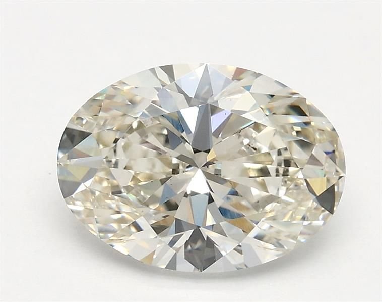1.55ct I SI2 Rare Carat Ideal Cut Oval Lab Grown Diamond