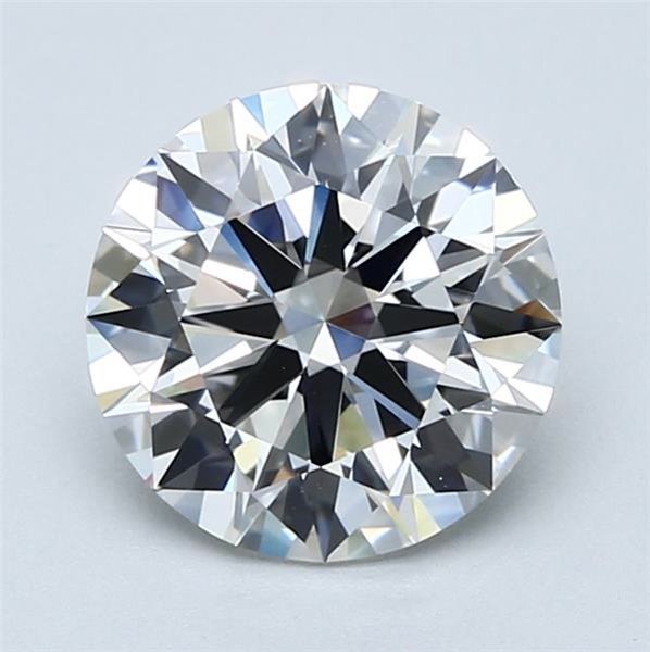 2.50ct F SI1 Rare Carat Ideal Cut Round Diamond