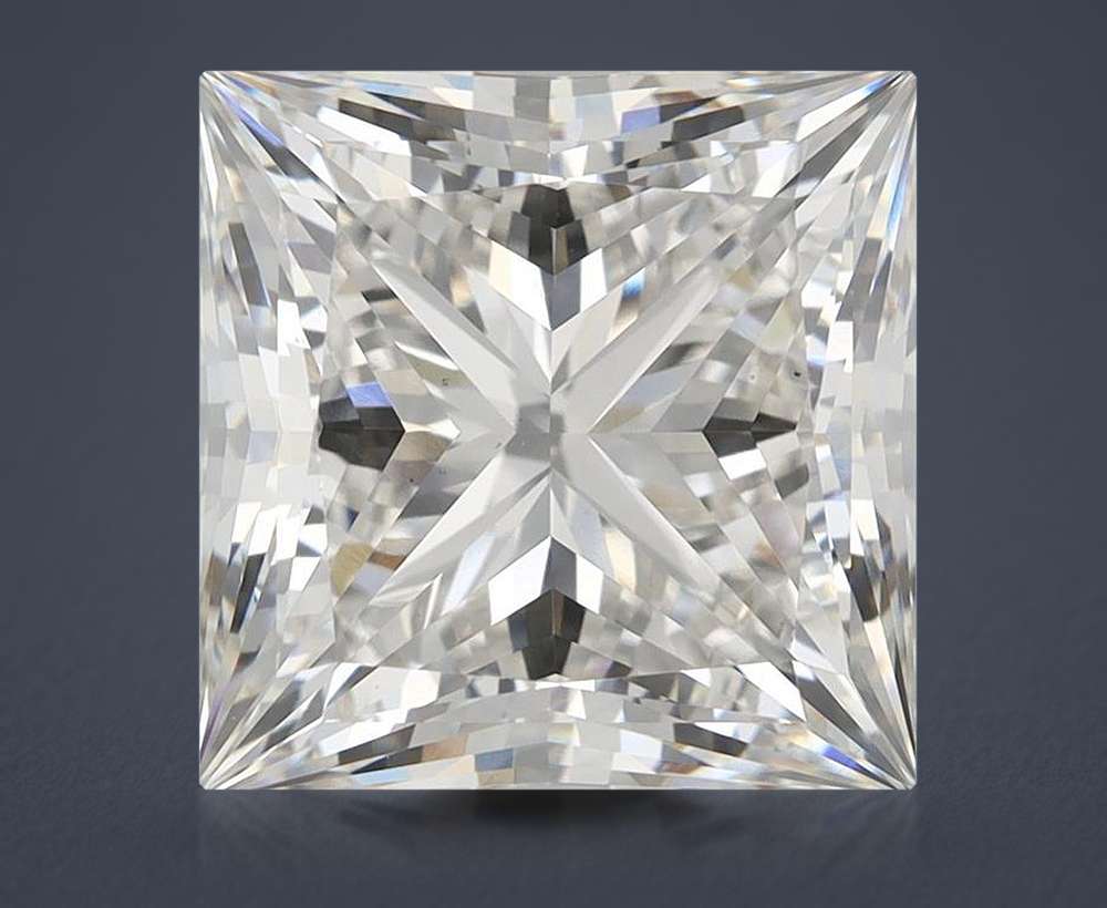 7.02 Carat Princess Lab Diamond