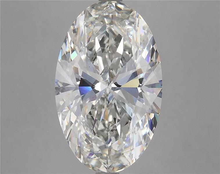 6.31ct H VS2 Rare Carat Ideal Cut Oval Lab Grown Diamond