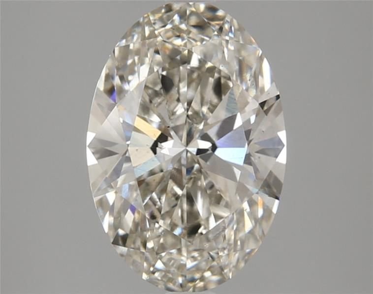 2.57ct H VS2 Rare Carat Ideal Cut Oval Lab Grown Diamond