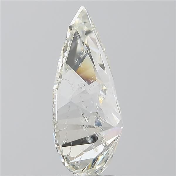 5.01ct K SI2 Rare Carat Ideal Cut Pear Diamond